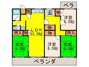 第２スカ－ルハイツの物件間取画像